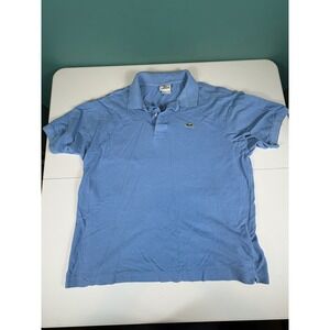 Lacoste Polo Shirt Mens Size 7 Light Blue Short Sleeve Casual Classic